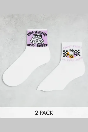 Pieces® Halloween 2 pack socks
