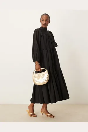 Ghospell Harriet tiered midi dress in
