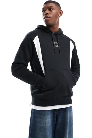 Nike Swoosh Air hoodie in black and