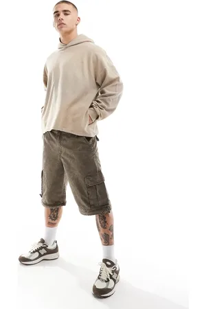 PACSUN Oversized pullover hoodie in fog