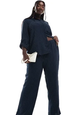 VERO MODA Relaxed trouser co-ord in pinstripe