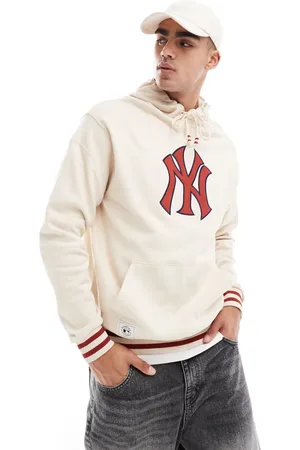 New Era NY Yankees hoodie in beige