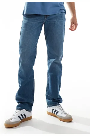 Lee West relaxed straight fit jeans in mid wash