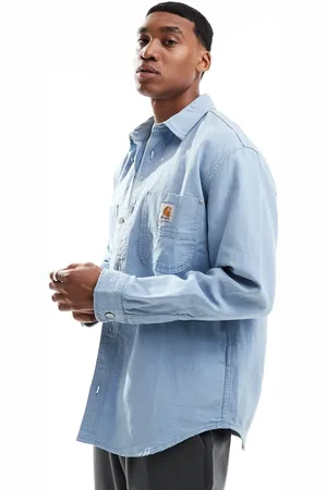 Carhartt Walter double pocket denim over shirt in