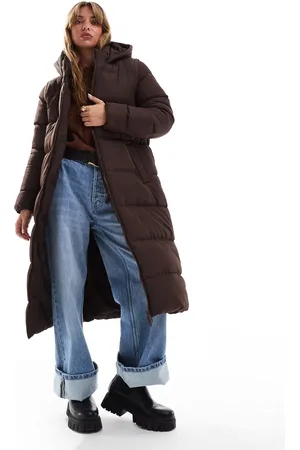 Threadbare 2 in 1 zip off longline gilet and puffer coat in