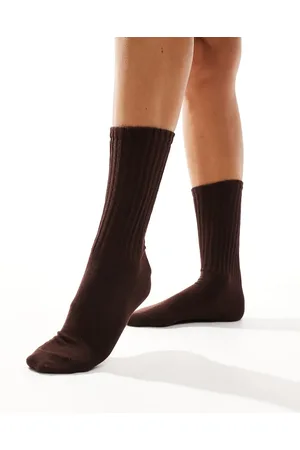 Sui Ava Magda pointelle ankle socks in dark