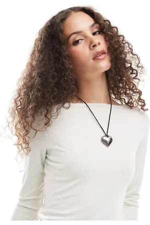 COLLUSION Ribbed long sleeve top in