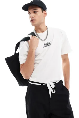 Vans Bubs short sleeve central logo t-shirt in off