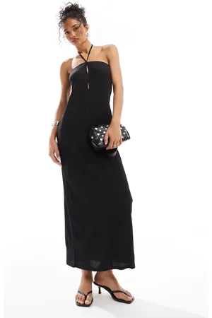 Y.A.S Halterneck maxi dress in