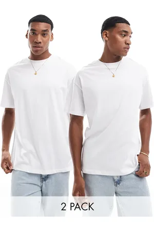 JACK & JONES 2 pack oversized t-shirt in