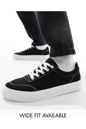 ASOS Plimsoll trainers in