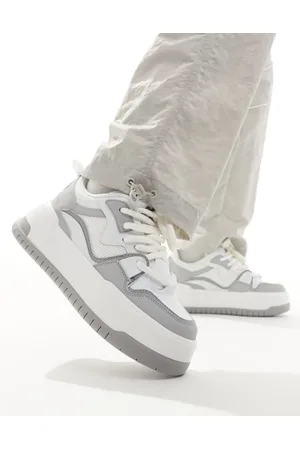 ASOS Chunky trainers in and white