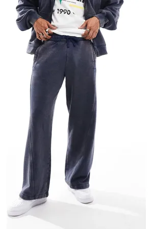 Weekday Astro co-ord wide leg joggers with exposed seam detail in washed