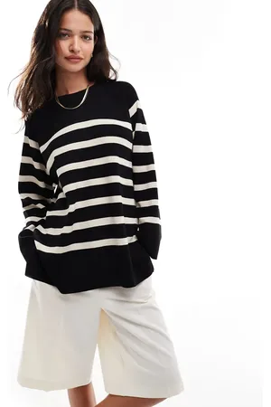 Object Oversized knitted stripe jumper