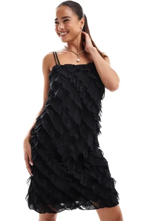 Y.A.S Frill detail cami mini dress in