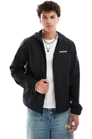 Timberland Small scrpit logo windbreaker jacket in