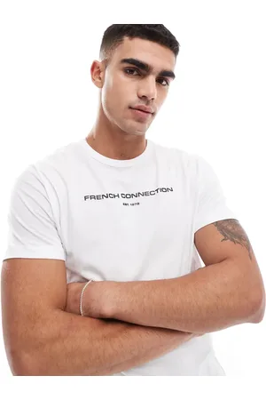 French Connection French Connection 1972 logo t-shirt in white