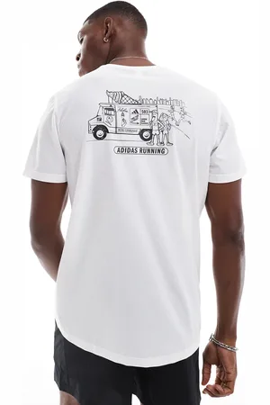 adidas Adidas Running t-shirt with ice cream graphic in