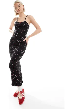 Daisy Street Pointelle printed cami maxi dress in