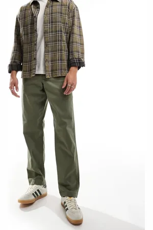Wrangler Casey Jones workwear relaxed fit twill chinos in olive