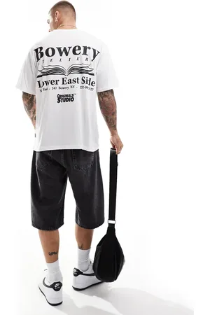 JACK & JONES Oversized t-shirt with bowery back print in