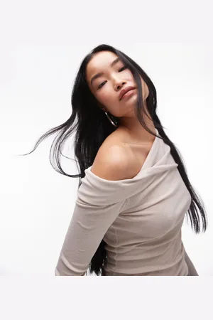 Topshop Off the shoulder top in off