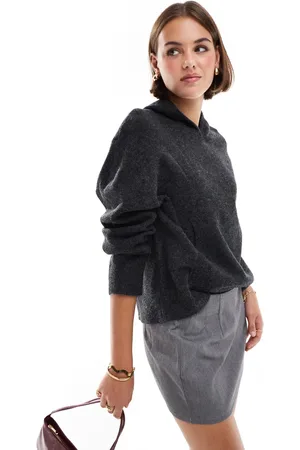 New Look Knitted hoodie in