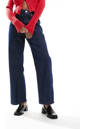 ASOS Stanford smart mid heeled loafers in