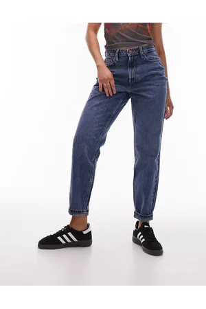 Topshop Oringinal high rise Mom jeans in mid