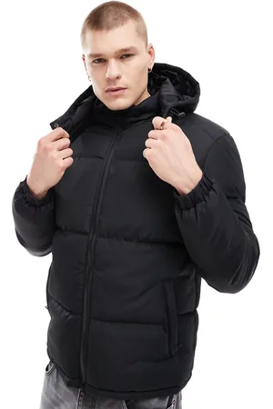 Brave Soul Puffer jacket with hood in