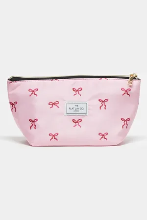 Flat Lay Company The Flat Lay Co. x ASOS EXCLUSIVE Makeup Pouch in Bows