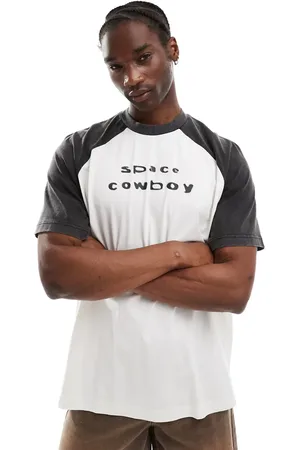 The Ragged Priest Washed raglan t-shirt with Space Cowboy print