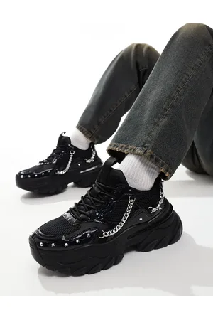 ASOS Chunky trainers in with metal hardware