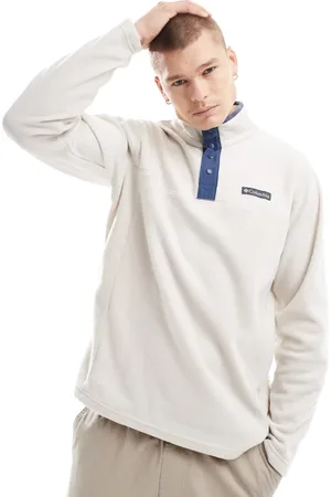 Columbia Steens Mountain half zip fleece in beige