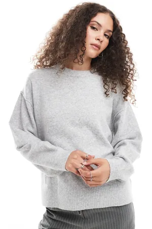 Weekday Funda wool blend jumper in melange