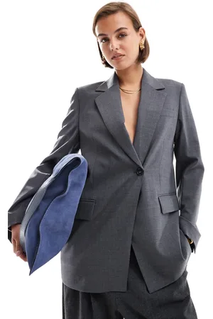 & OTHER STORIES Wool blend single breasted blazer in