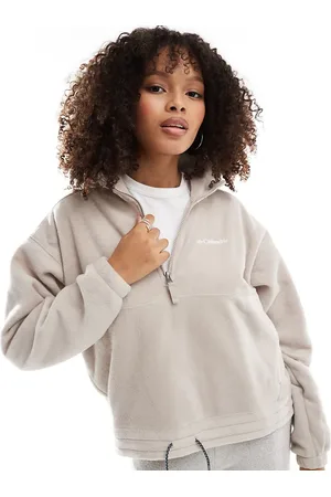 Columbia Brushy Bay half zip fleece in crushed clay