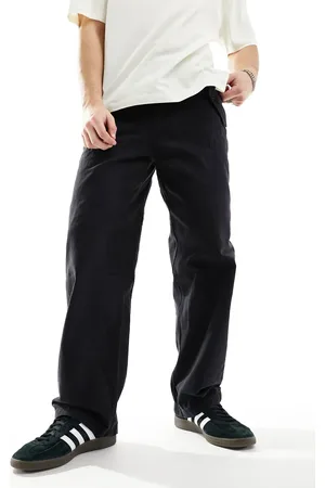 Weekday Frej relaxed fit workwear trousers with pocket detail in