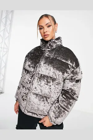 Napapijri Belay velvet puffer jacket in