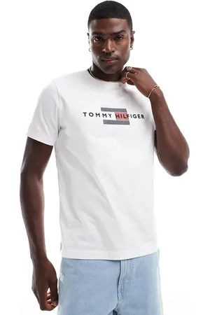 Tommy Hilfiger Embroidered flag t-shirt in