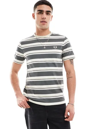 Fred Perry Striped t-shirt in beige