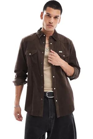 Wrangler Western 2 pocket cord shirt in