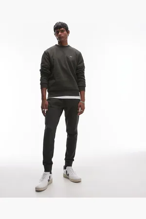 Lacoste Logo slim sweatpants in kahki