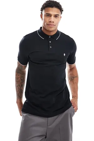 French Connection French Connection single tipped pique polo shirt in