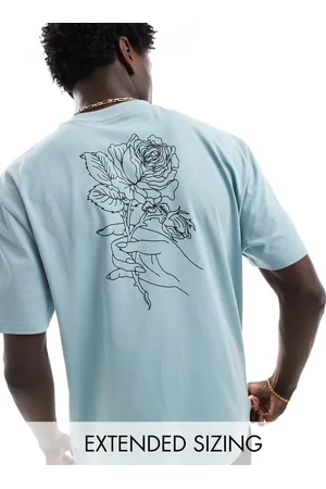 ASOS Relaxed t-shirt with floral back print in