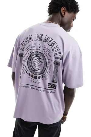 ASOS Oversized t-shirt in with back renaissance print