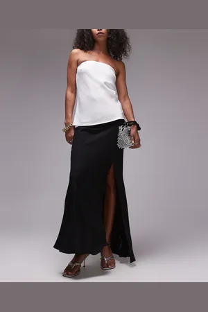 Topshop Co ord twist maxi skirt in