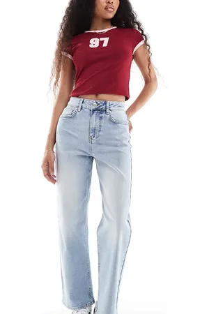 Miss Selfridge Straight leg jean in mid wash