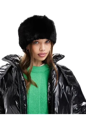 My Accessories Faux fur headband in