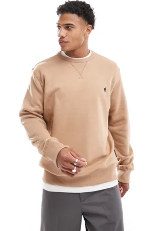 French Connection French Connection classic sweatshirt in camel